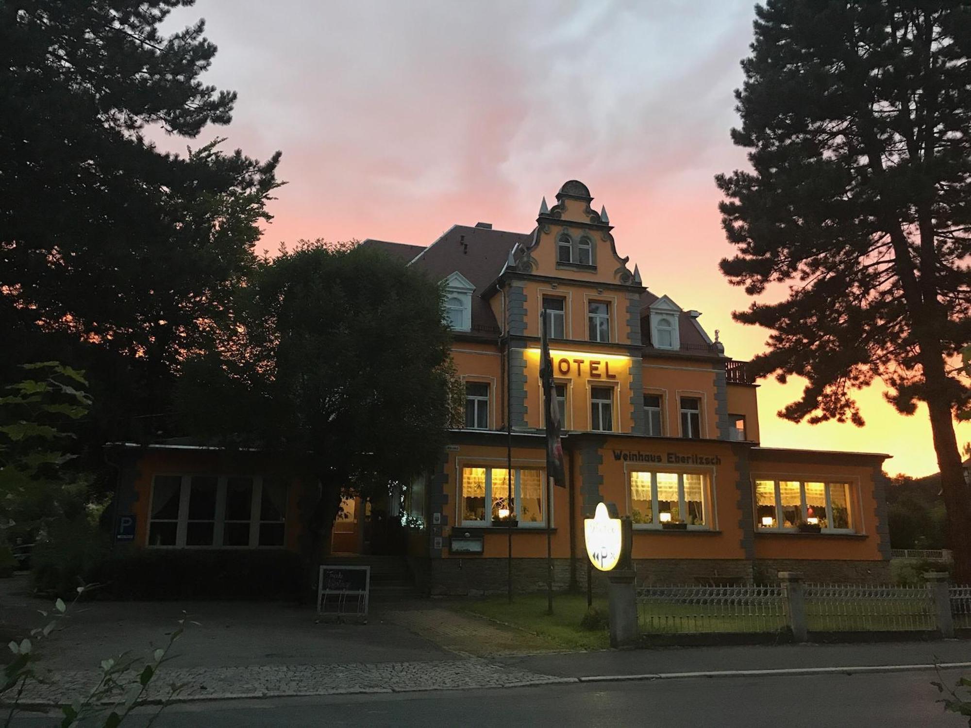 Hotel Weinhaus Eberitzsch Gmbh Bad Blankenburg Exterior photo